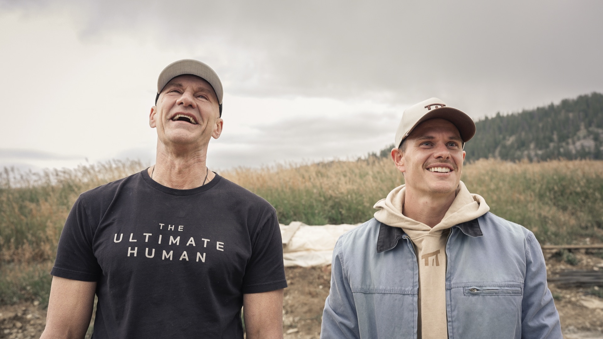 Gary Brecka with New Primitive founder Cole Painter at his Colorado retreat